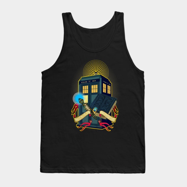 SILENCE IN THE LIBRARY Tank Top by KARMADESIGNER T-SHIRT SHOP